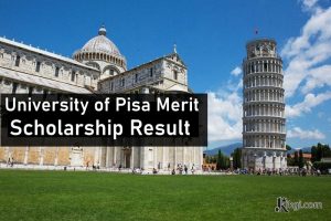 University of Pisa Merit Scholarship Result 2023/2024